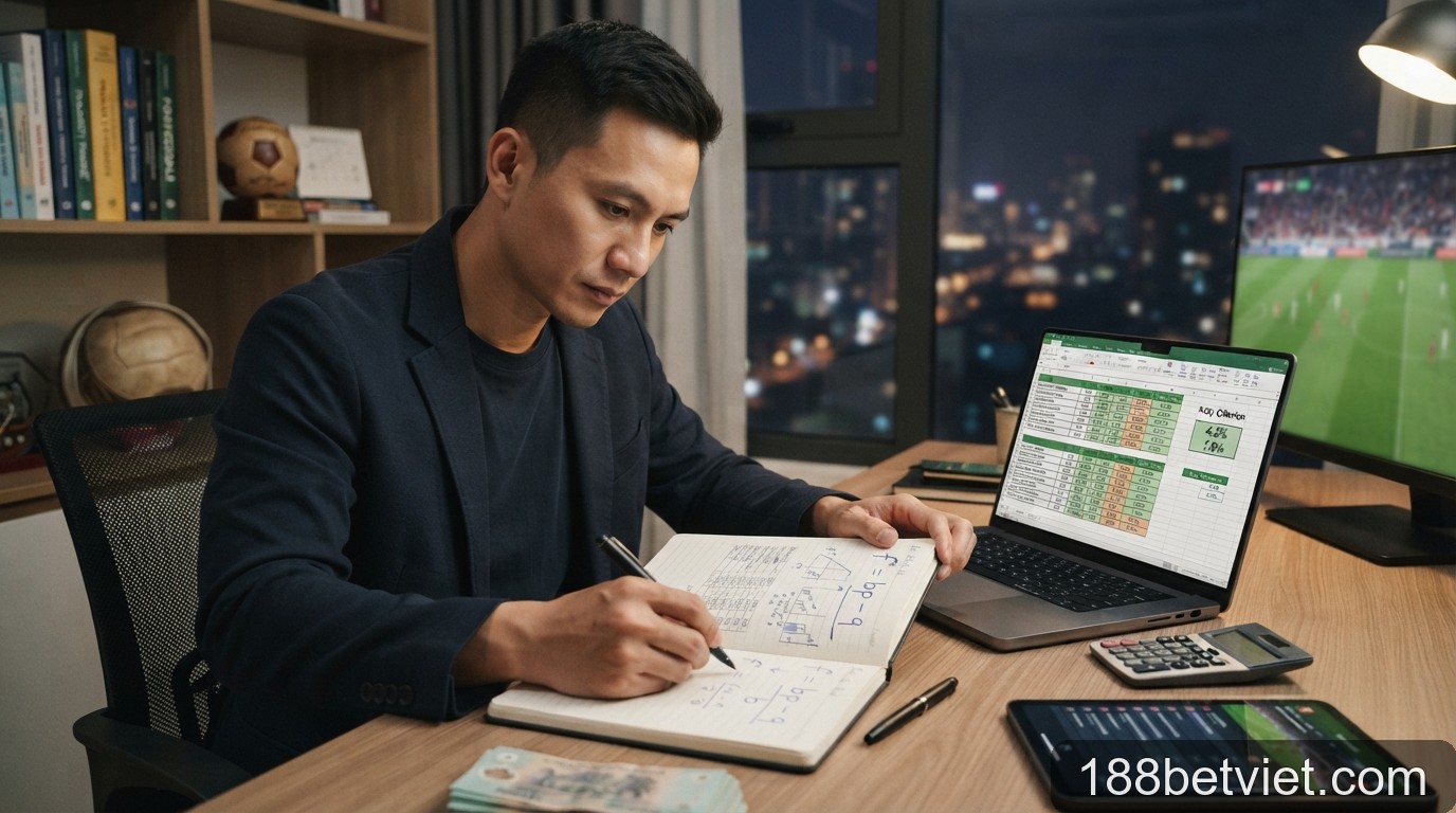 Quản lý vốn cược mùa cao điểm bóng đá: Phương pháp phân bổ ngân sách theo tiêu chuẩn Kelly